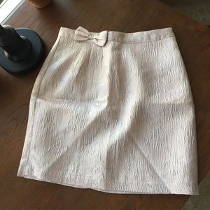 Anthropologie Modcloth tulle metallic bow skirt XS